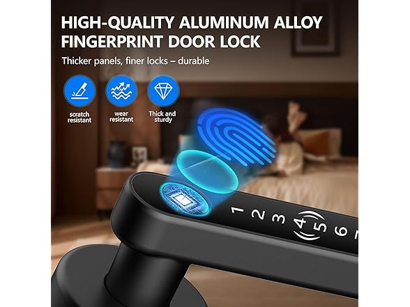 TDMALE Fingerprint Door Lock