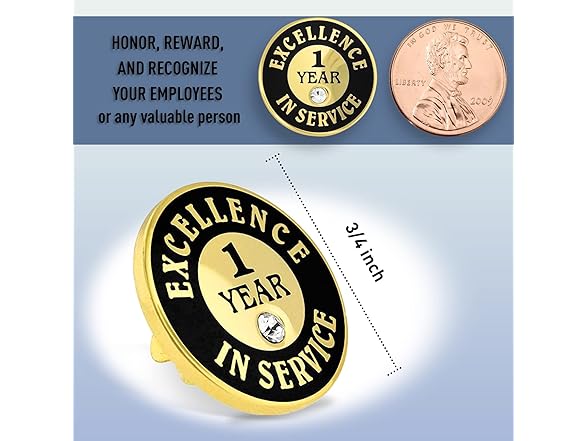 PinMart Silver Service Pin