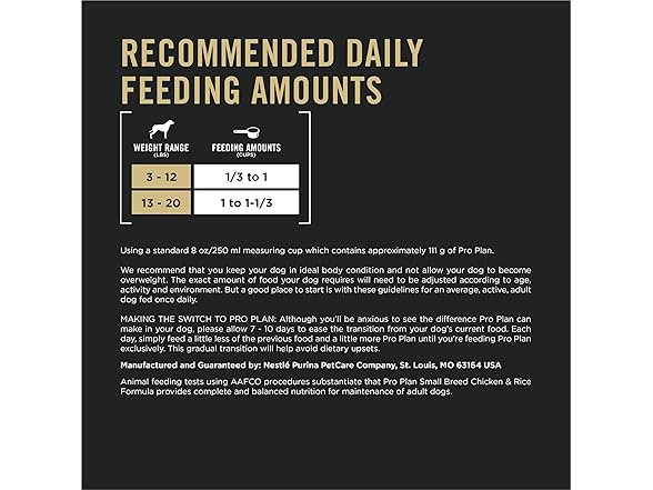 Purina Pro Plan Small Breed Dry Dog Food 6 lb.