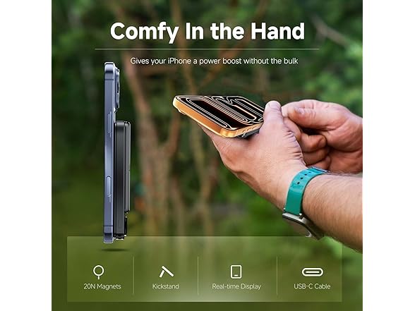 Nocapvalue Qi2 Magnetic Portable Charger