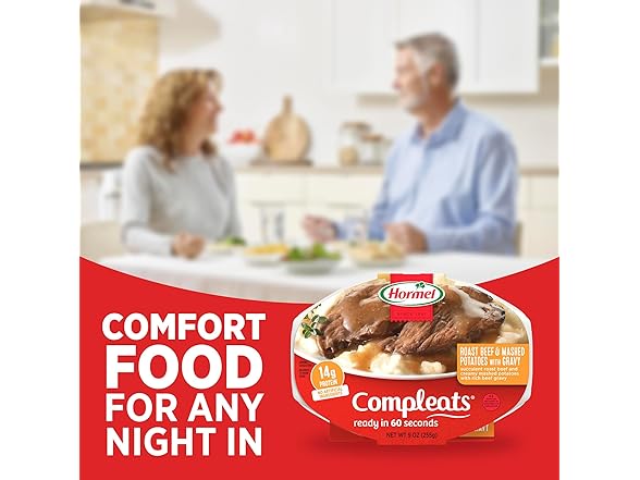 Hormel Compleats Roast Beef and Mashed Potato 9 oz