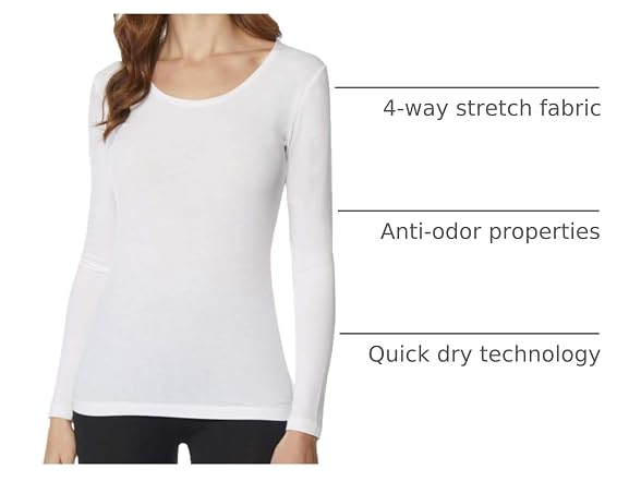 32 Degrees Women (L) Heat Baselayer Lounge Top