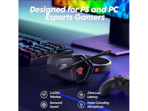 NUBWO G06 Wireless Gaming Headset