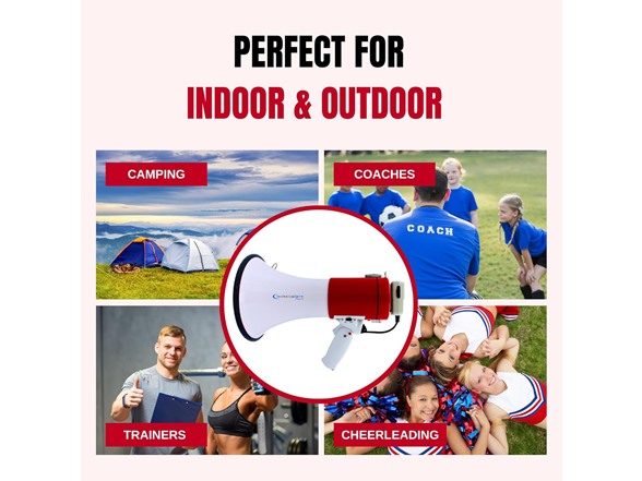 40W Megaphone with Rechargeable battery