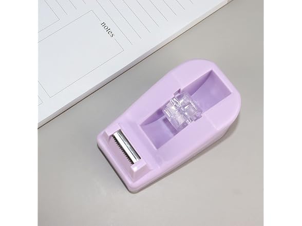 Buqoo Desktop Tape Dispenser Non-Skid (Purple)