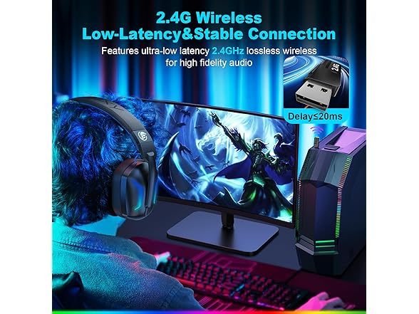 (NEW) Fachixy Wireless Gaming Headset