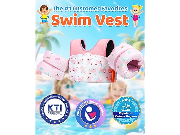 HeySplash Swim Vest for Kids