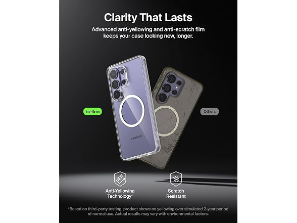 Belkin Clear Samsung Galaxy S26 Case
