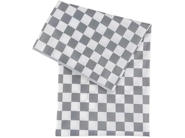 Bumkins Baby Splat Mat, Gray Check