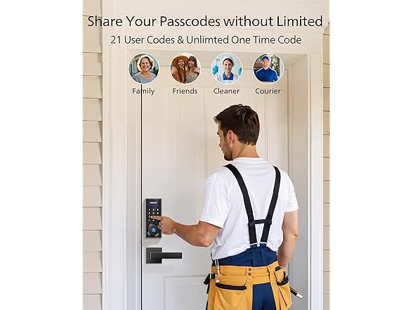 Philips DDL210X Fingerprint Keyless Entry Door Lock Satin
