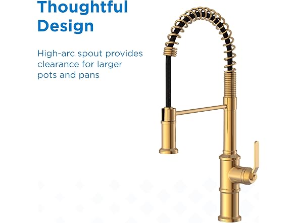 Gerber Kinzie Pre-Rinse Kitchen Faucet, Brushed Bronze