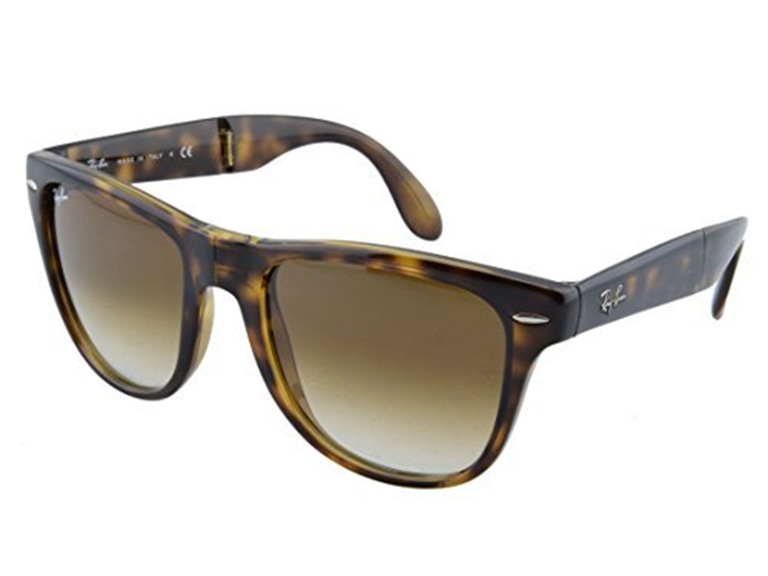 Ray-Ban RB4105 Folding Wayfarer Square Sunglasses - Gallery 4