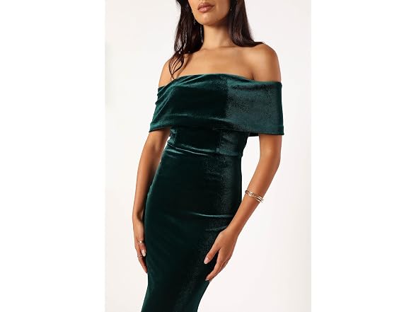 Petal & Pup (S) Adair Off Shoulder Maxi Dress