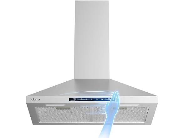CIARRA 30 Inch Wall Mount Range Hood