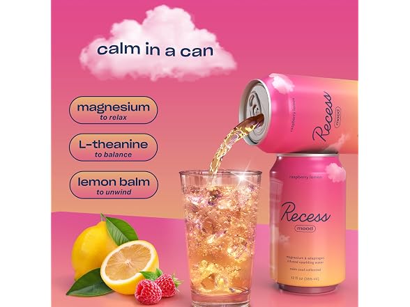 Recess Raspberry Mood Calm Drink