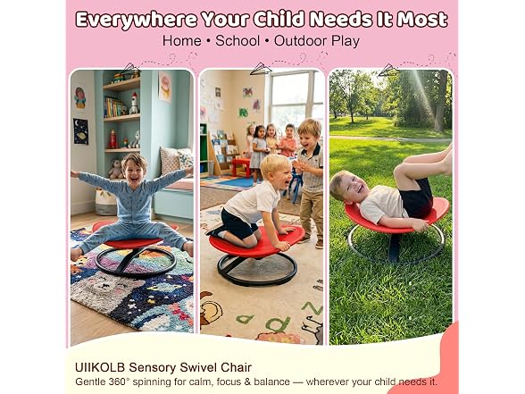 UIIKOLB Spinning Chair for Autistic Kids