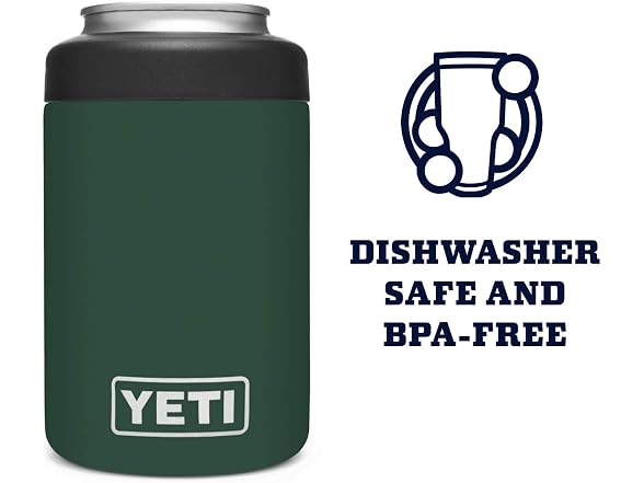 YETI Rambler 12oz Colster Can Insulator, Northwoods Green