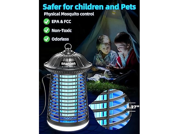 4200V Bug Zapper with LED Light