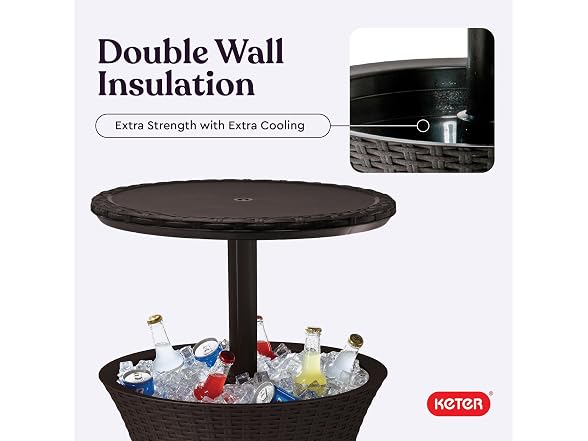 Keter Keter Pacific Cool Bar Outdoor Patio