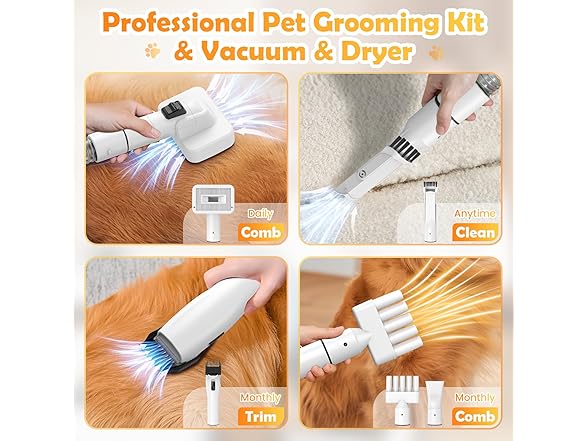 SNOYWEN dog grooming vacuum and dryer