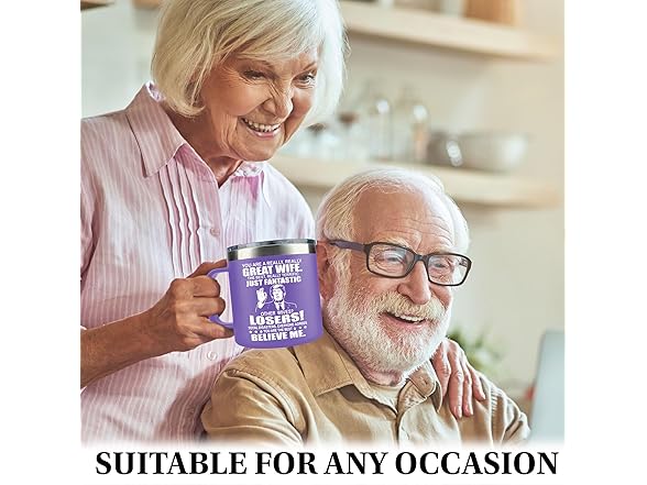 LIZAVY Stainless Steel wife Coffee Mug