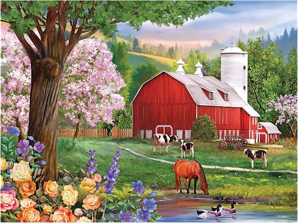 RoseArt - Puzzle Collector - Spring Morning - 300XL Piece Jigsaw Puzzle