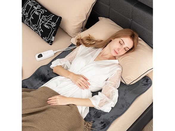 CLEEMAN Electric Heated Twin Mattress Pad