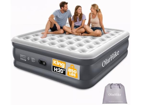 OlarHike 20in King Air Mattress 850lb