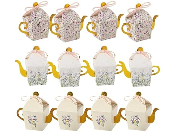 PAPER TEA CUP TREAT BOXES