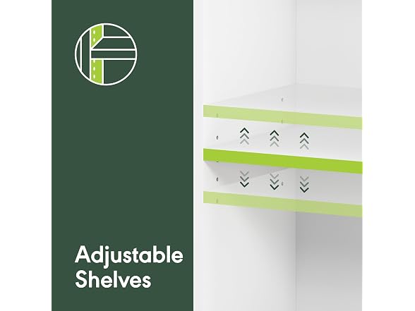 Furinno Jaya 5-Tier Bookshelf White