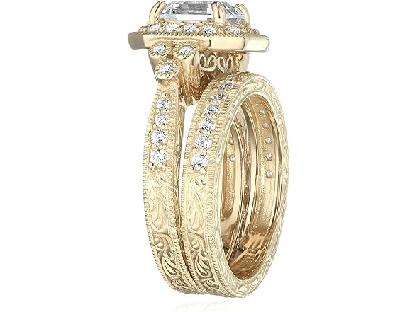 Amazon Essentials Women Yellow 23K Gold Ring