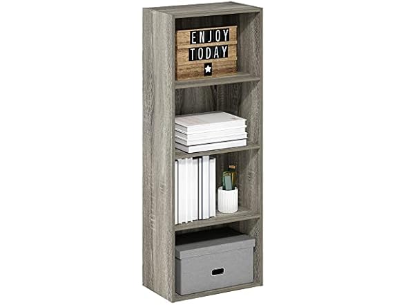 Furinno Luder Bookcase, 4-Tier