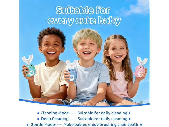 Kids U Shaped Electric Toothbrush