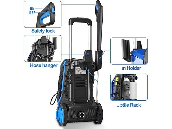 TONGCAN Electric Pressure Washer 5000PSI