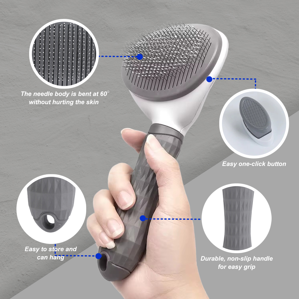 Remarkable Goodz Pet Massage Grooming Brush - Gallery 10