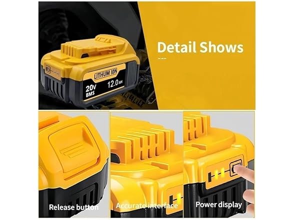 BVWBCR GAR-52 20V 12Ah Battery