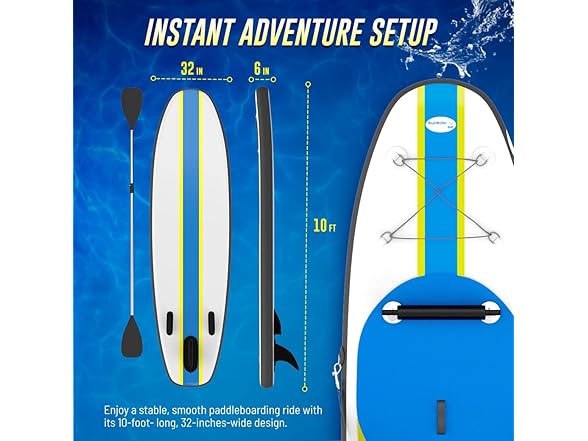 Blue Water Toys Portable Inflatable Cros