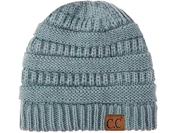 C.C Women (OS) Thick Soft Knit Beanie Cap Hat