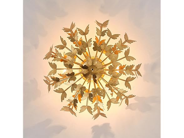 Parrot Uncle BBC3019 Medium Gold Chandeliers for Dining Ro