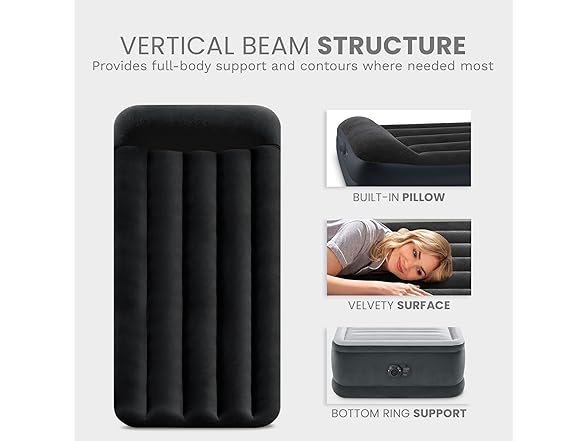 Intex Dura-Beam Standard Series Pillow Rest Raised Airbed