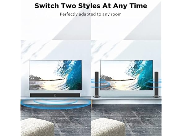 Assist trust Sound Bars for TV, Assistrust KY8000 TV Bar 50W (Open Box)