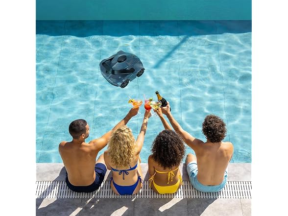 Cordless Robotic Pool Cleaner w/ 130-Min Runtime