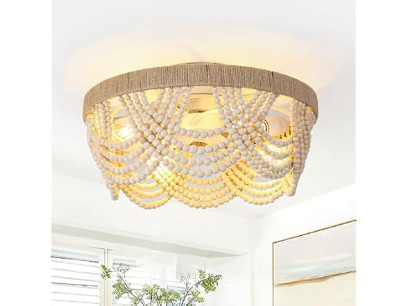 Parrot Uncle BBF3006 Medium Ceiling Fans with Lights Flush