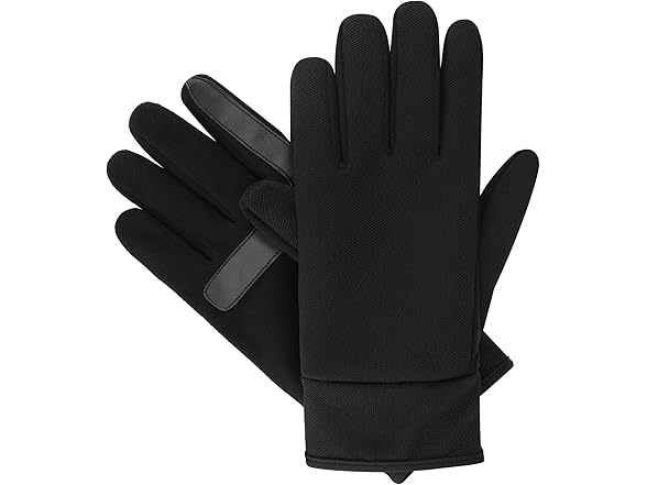 Isotoner Men Large Water Repellent Dual Gloves