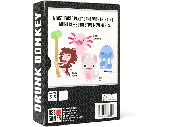 Drunk Donkey | The Fast-Paced Animal Impersonation Card Game