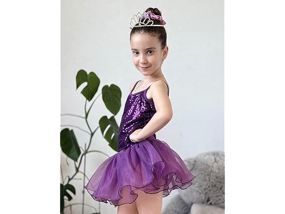 Girls Strap Ballet Tutu Dress