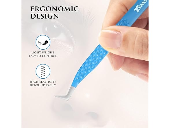 TrendGenics Eyelash Extensions Tweezers