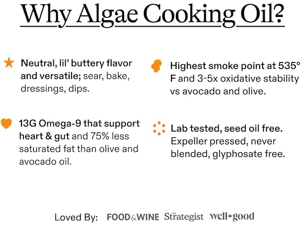 Algae Cooking Club Chef-Grade 100% Algae Cooking Oil