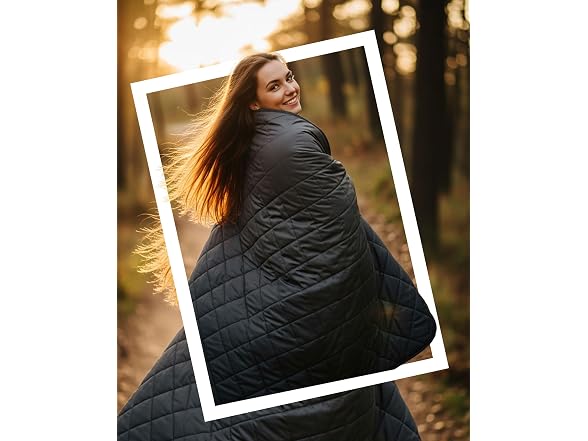 DUKUSEEK Waterproof Stadium Blanket NO HOOD - Gallery 4