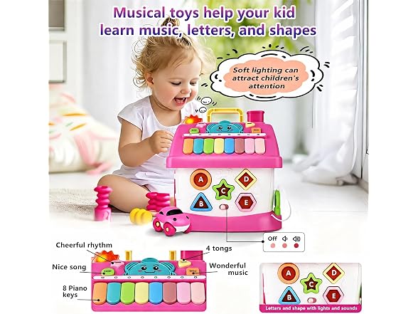 OKREVIEW Montessori Toys for 18M+ Girl G